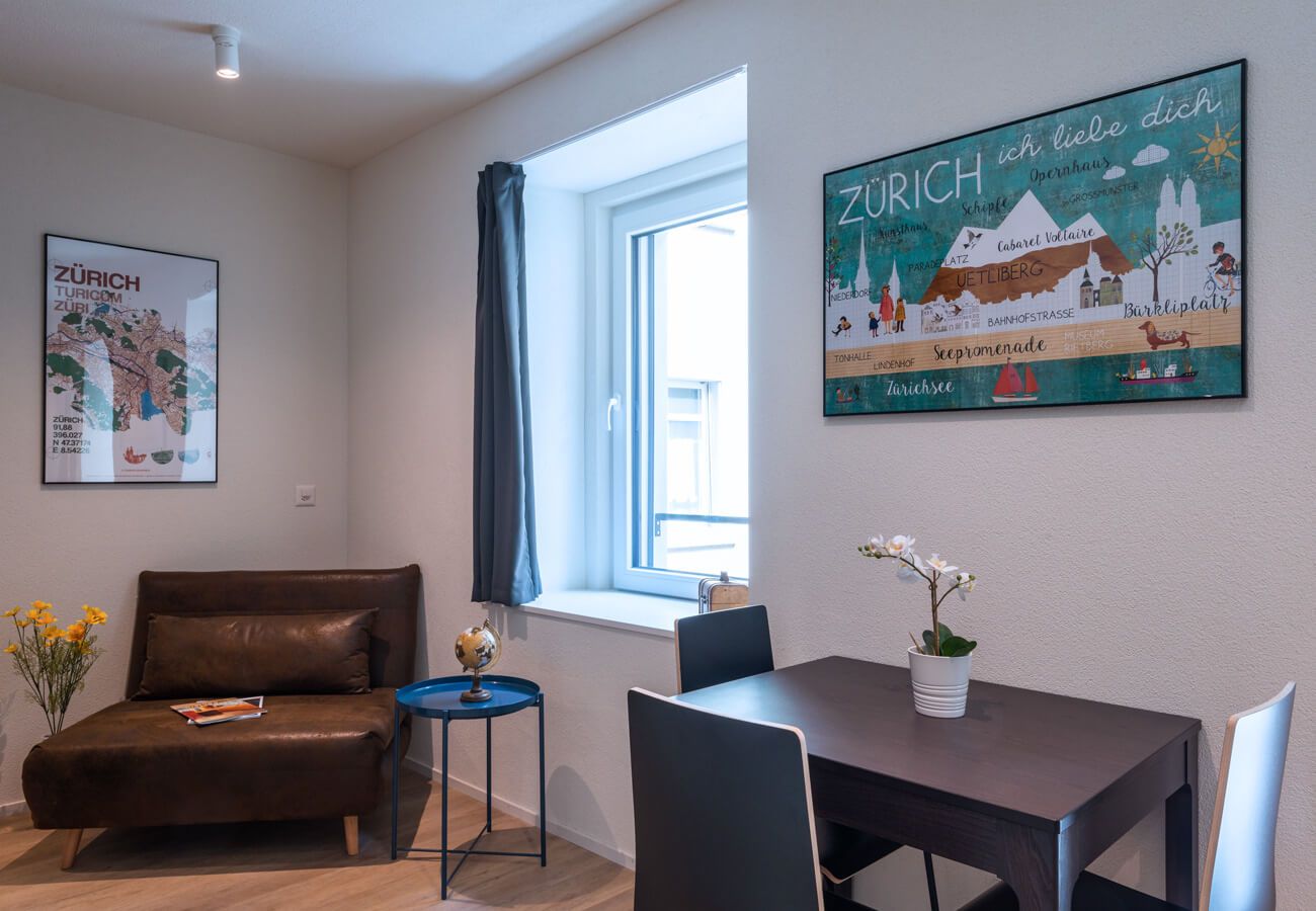 Estúdio em Zurich - ZH Anna I - HITrental Central Station Apartments